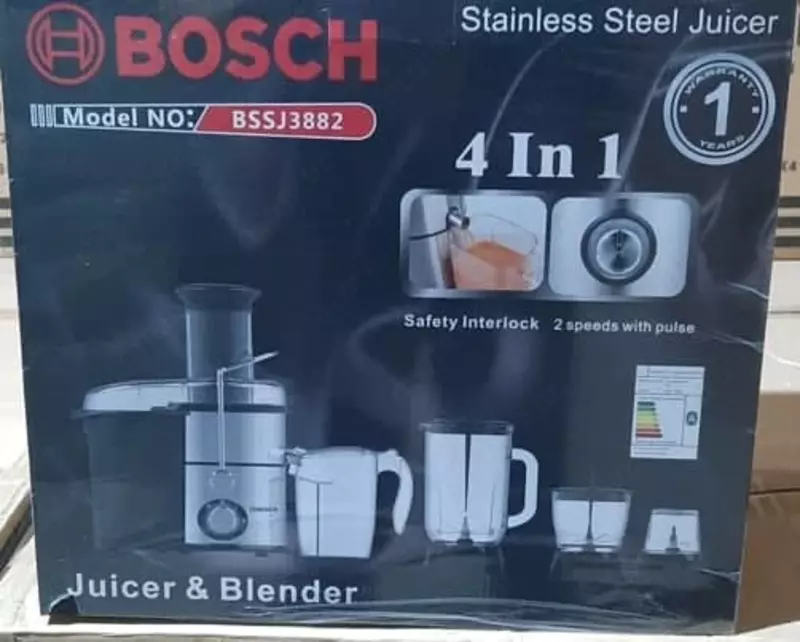 4 da 1  model Bssj3882 da Bosch  juicer blender