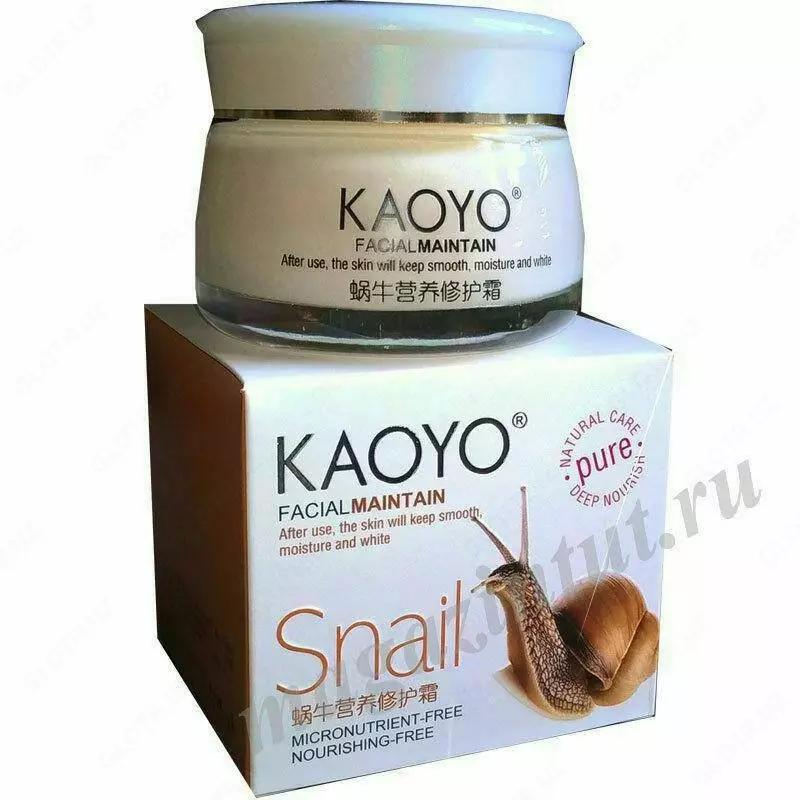  Крем для лица с муцином улитки KAOYO SNAIL Facial Maintain  60 г - 