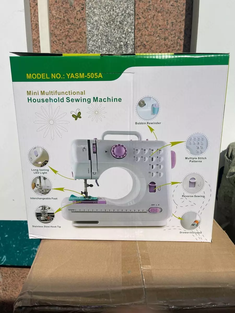 Швейная машинка Mini multifunctional Household Sewing Machine YASM-505А,  цена 755 000 сум от five stars, купить в Ташкенте, Узбекистан - фото и  отзывы на Glotr.uz