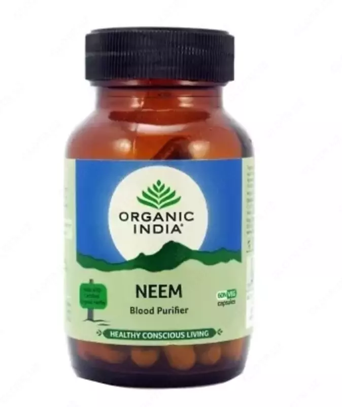  Препарат Ним Органик Индия (Neem Organic India)  60 капсул - 