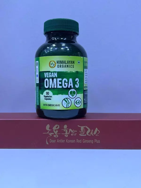 Пищевая добавка Himalayan Organics Vegan Omega 3-6-9  90 капсул