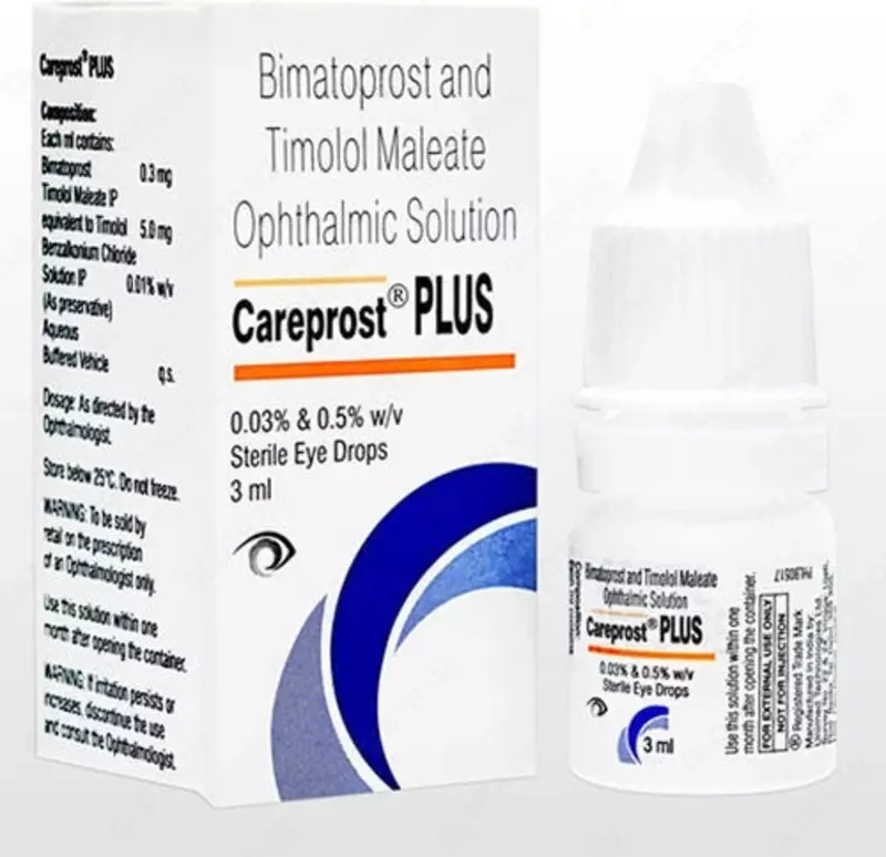  Капли для роста ресниц Карепрост плюс (Careprost Plus) - 