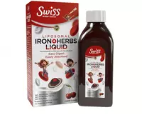 Сироп для детей и взрослых (витамины В) Iron herbs liquid Липосомальное железо  150 мл. (Турция)