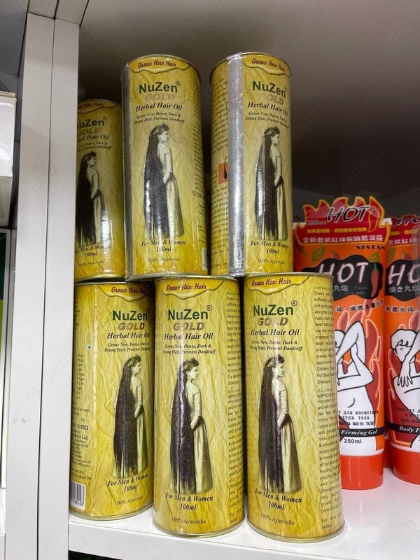 "Nuzen Gold" sochlar uchun moy - 118 000 so'm