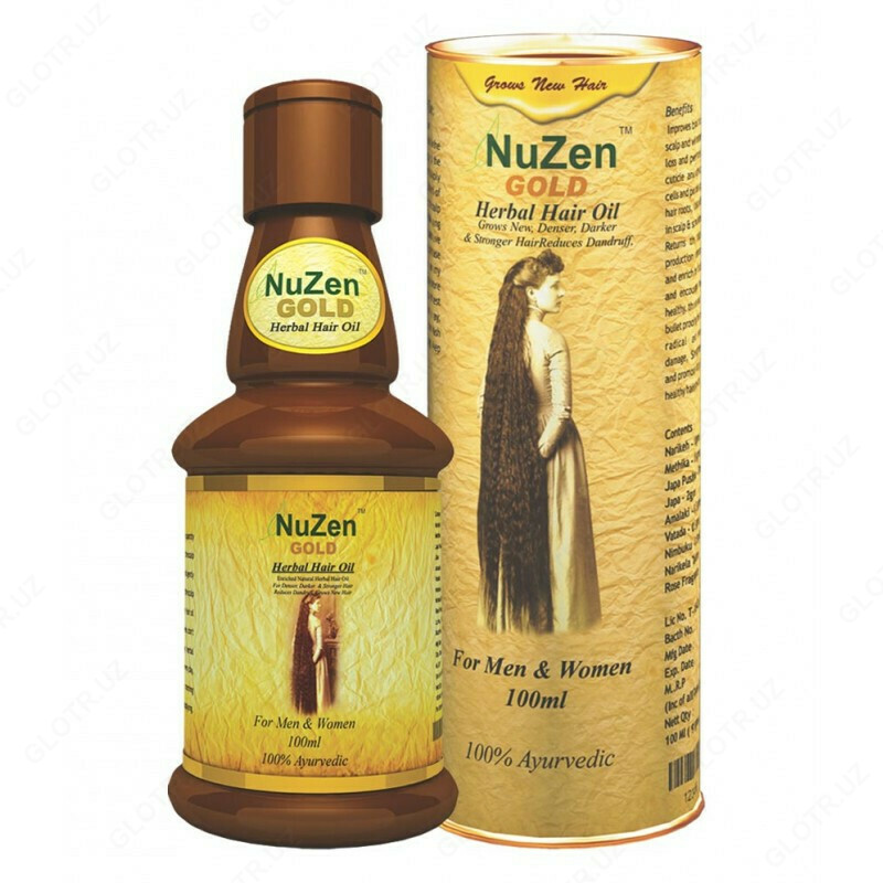 "Nuzen Gold" sochlar uchun moy