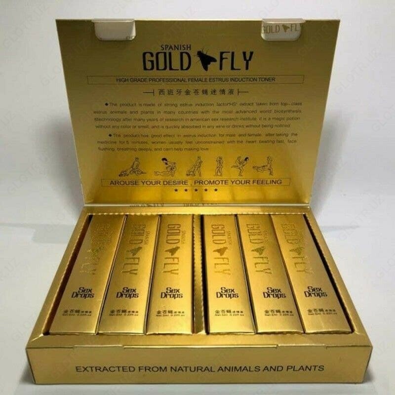  Капли для повышения женского либидо Шпанская мушка SPANISH GOLD FLY - 