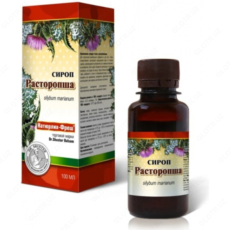 Сироп Dr. Shuster Balsam Натюрлих фреш Сироп Расторопша  100 мл