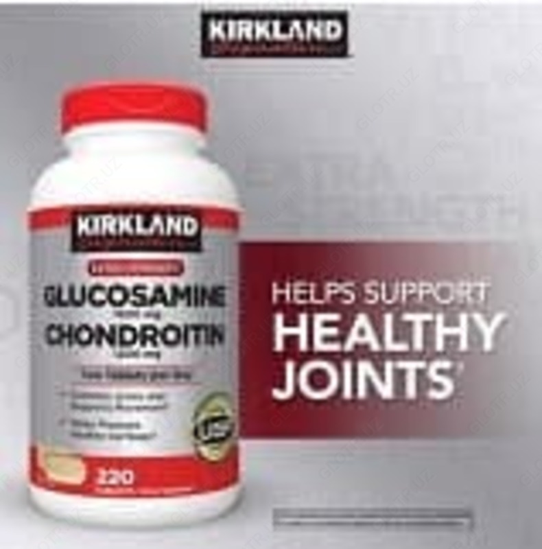 Таблетки Kirkland Extra strength Glucosamine+Chondroitin (220 шт.)