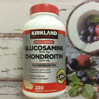  Таблетки Kirkland Extra strength Glucosamine+Chondroitin (220 шт.) - 