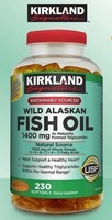  Рыбий жир в капсулах Kirkland Fish oil (230 шт.) - 