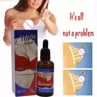 Массажное масло для увеличения груди Triple Impact