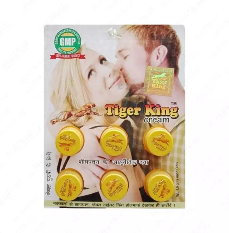 Erkaklar uchun yürek King Creme uchun prolongator