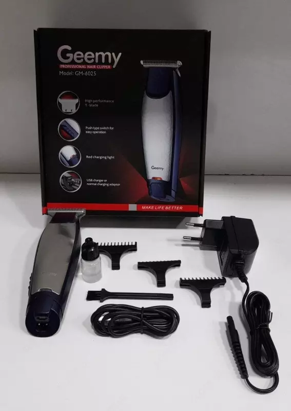  Профессиональная машинка для стрижки волос и бороды Gemmy GM-6025 - 