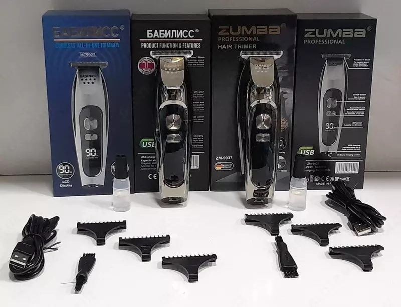  Профессиональная машинка для стрижки волос и бороды Zumba Professional ZM-9937 - 