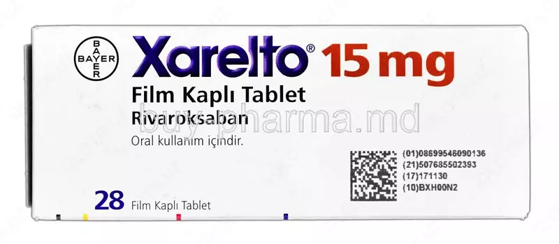  ксарелто 15 мг 28 шт купить в toshkent - 