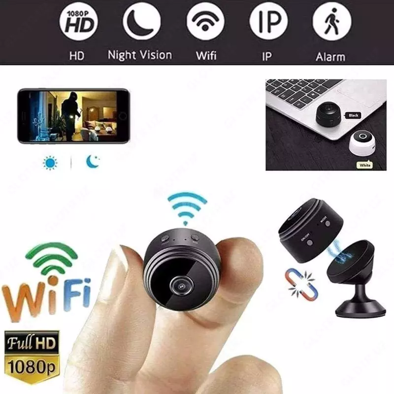  Sunisery Wireless WiFi Mini IP Home Security HD 1080P DVR Камера ночного видения - 