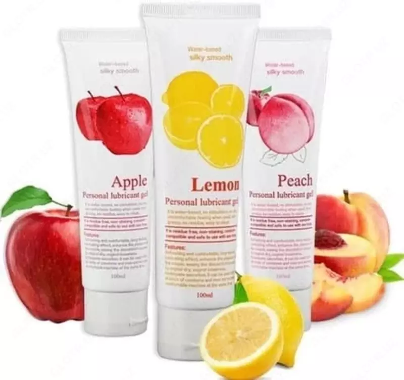  Гель-лубрикант SILK TOUCH с ароматом персика/яблока/лимона - 