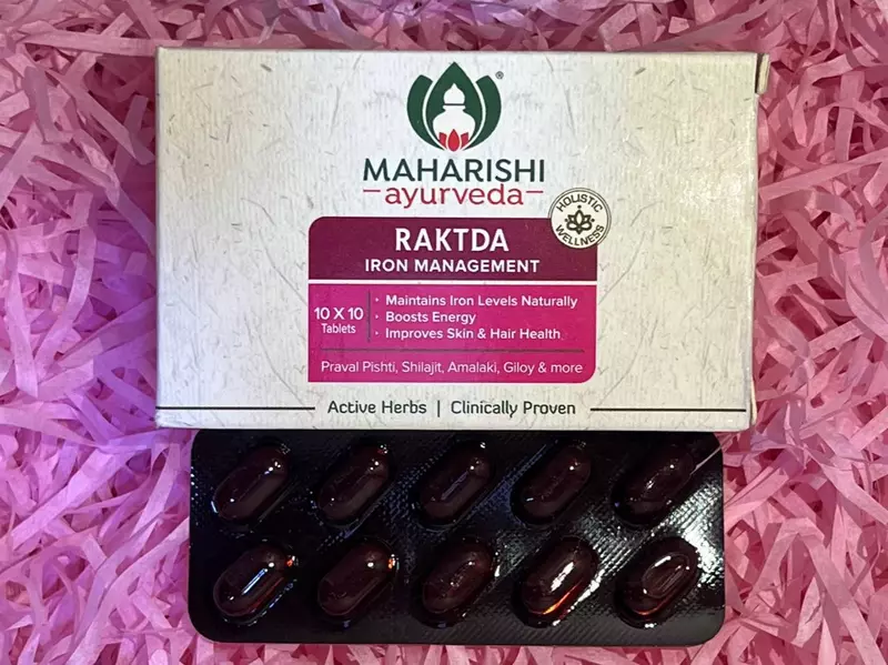 Raktda Maharishi - qonni tozalash  temir tanqisligi