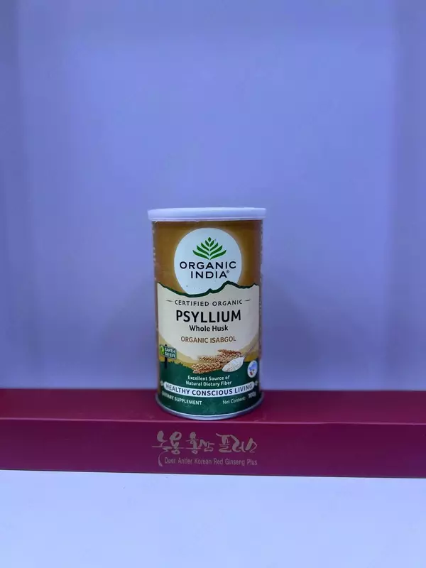OrganicIndia Psyllium To'liq Psyllium qobig'i
