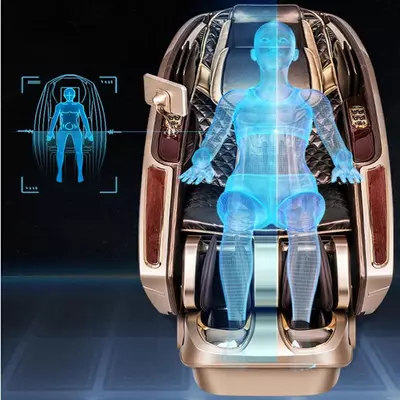 39 995 000 сум / шт. Массажное кресло QUART Gold/Brown