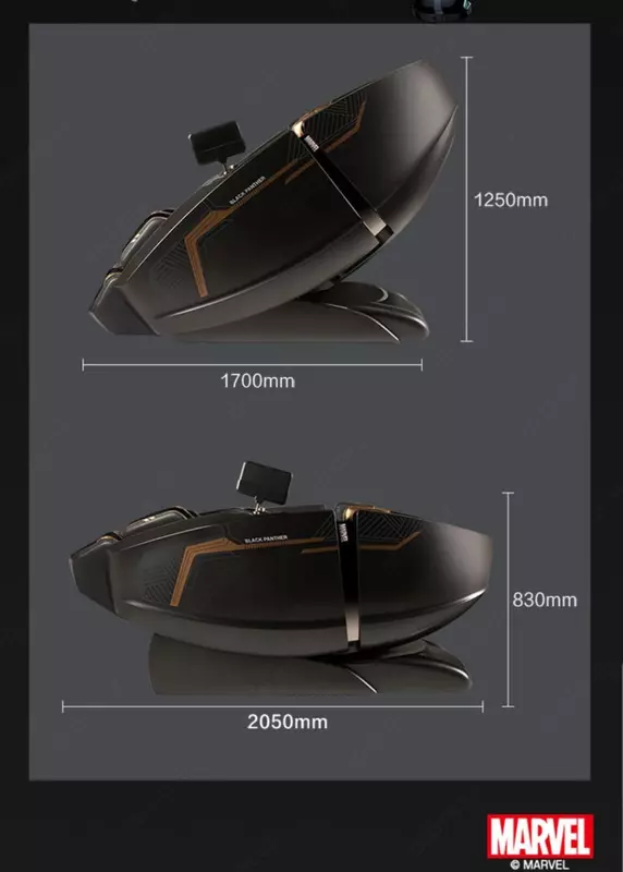 Массажное кресло премиум класса QR-8900 Black Panther - Массажные кресла