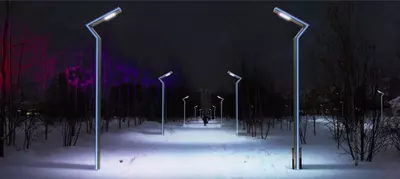 Уличные фонари столбы