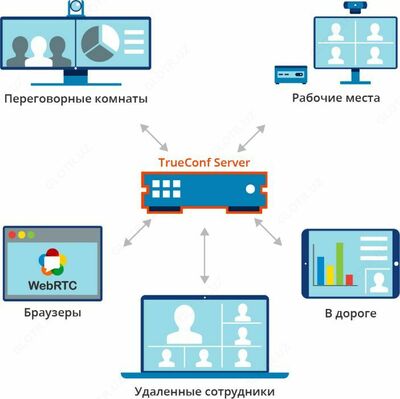 TRUECONF SERVER Cистема видеоконференцсвязи Оптом и розница