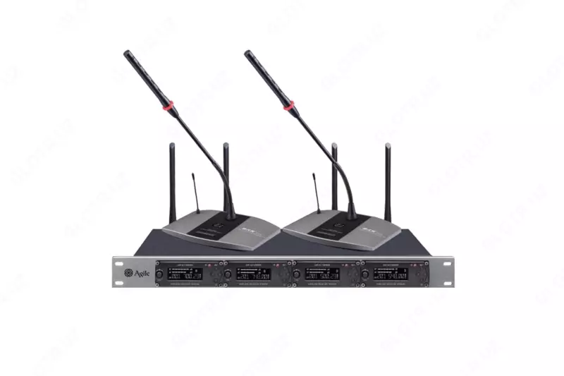 Беспроводные микрофоны  Микрофоны Конференц-система беспроводная 2-канальная Agile KX-D812