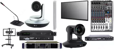 Цена по запросу Аренда оборудования для проведения видеоконференции и синхронного перевода