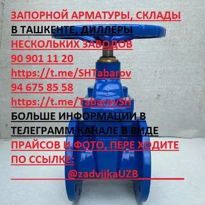 Задвижка чугунная с обрезиненным клином ду50 ру16 GGG50