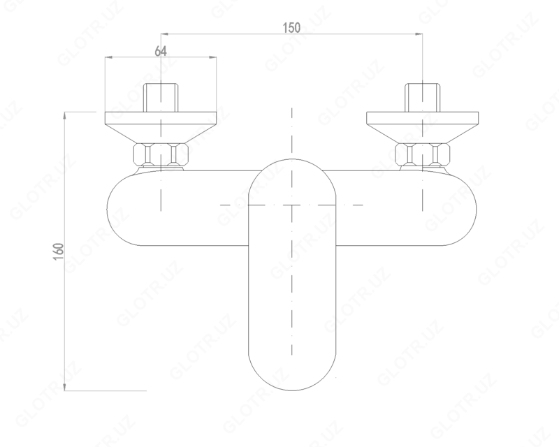 смеситель для ванны BOOYEA – KAEL COLLECTION