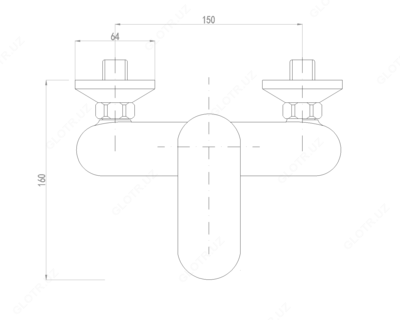 смеситель для ванны BOOYEA – KAEL COLLECTION