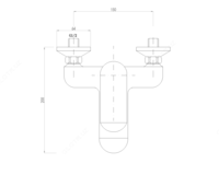 смеситель для ванны BOOYEA – LINA COLLECTION - 298 000 сум