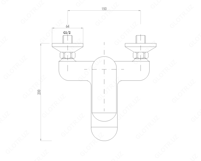 смеситель для ванны BOOYEA – LINA COLLECTION