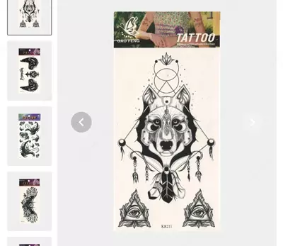 Набор временных тату-наклеек - от 15 000 сум / шт.