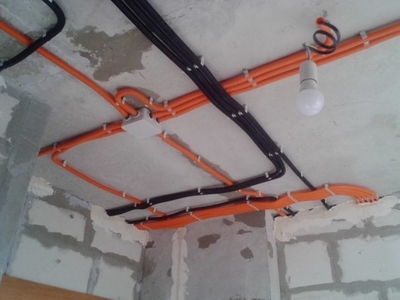 Монтаж электропроводки и других коммуникаций - Цена по запросу