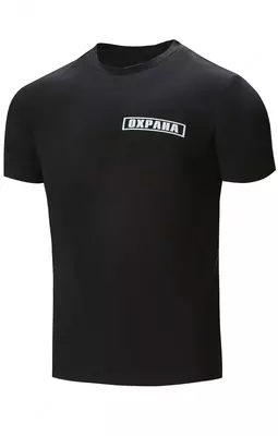 Qora futbolka "Lyuks" xavfsizlik idoralari va qutqaruv xizmatlari xodimlarini jihozlash uchun mo'ljallangan.