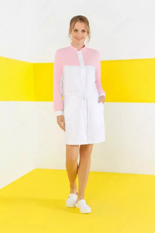 Халат длинный рукав