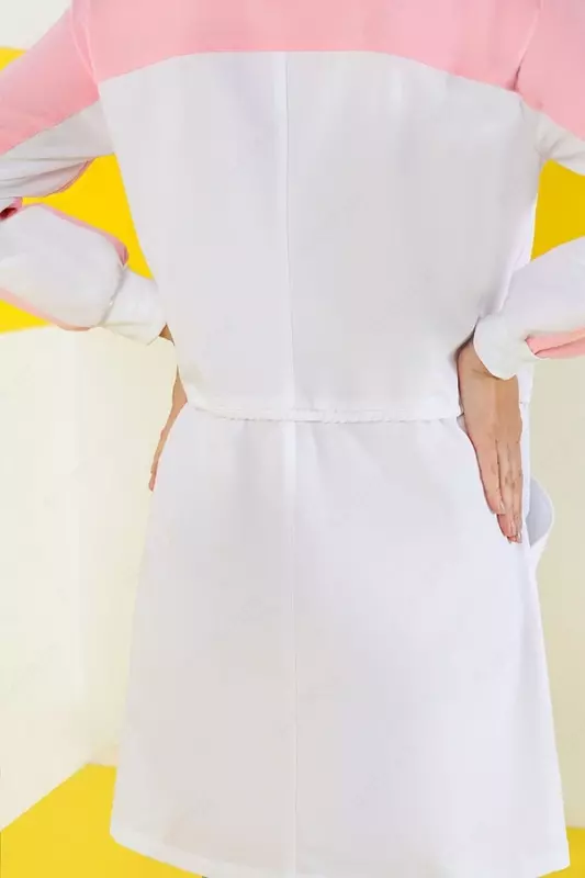 Халат длинный рукав