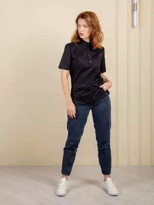 Китель поварской поло Женский короткий рукав