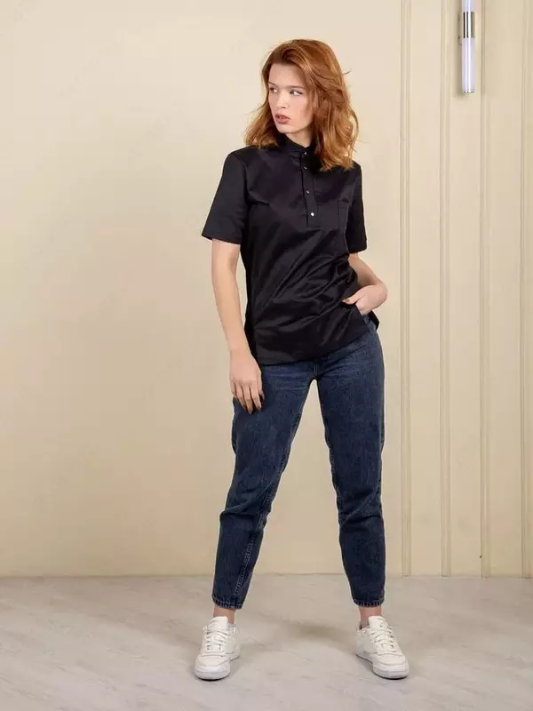 Китель поварской поло Женский короткий рукав