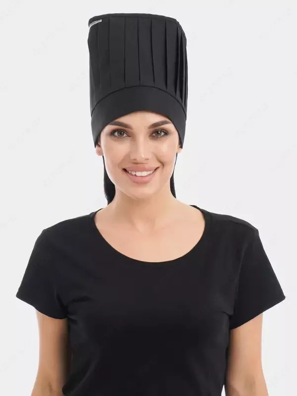 Классический высокий поварской колпак