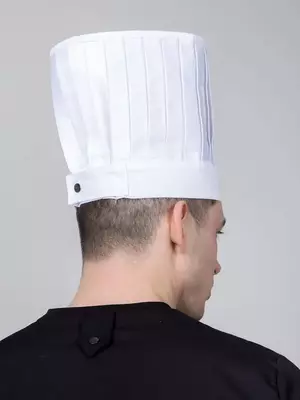 Цена по запросу Классический высокий поварской колпак