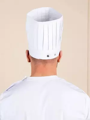 Классический высокий поварской колпак prospec.uz - спецодежда