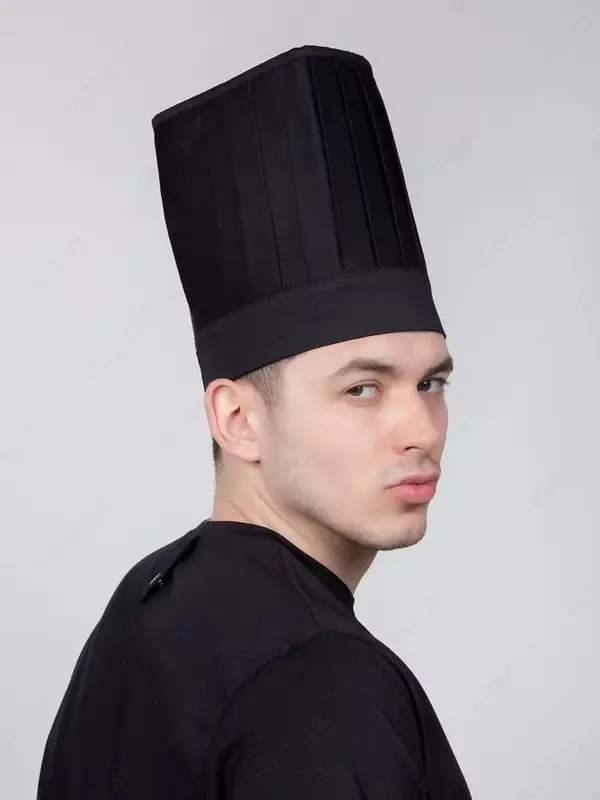 Классический высокий поварской колпак