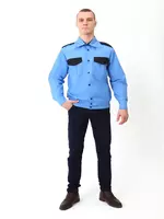 Мужская рубашка охранника – комфорт и стиль для профессионалов prospec.uz - спецодежда