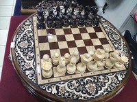 4 950 000 сум Дизайнерская настольная доска для шахмат (круглая)