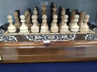 Дизайнерская настольная доска для шахмат (прямоугольная)