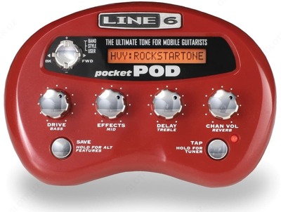 Gitara effektlari protsessor liniyasi6 POCKET POD