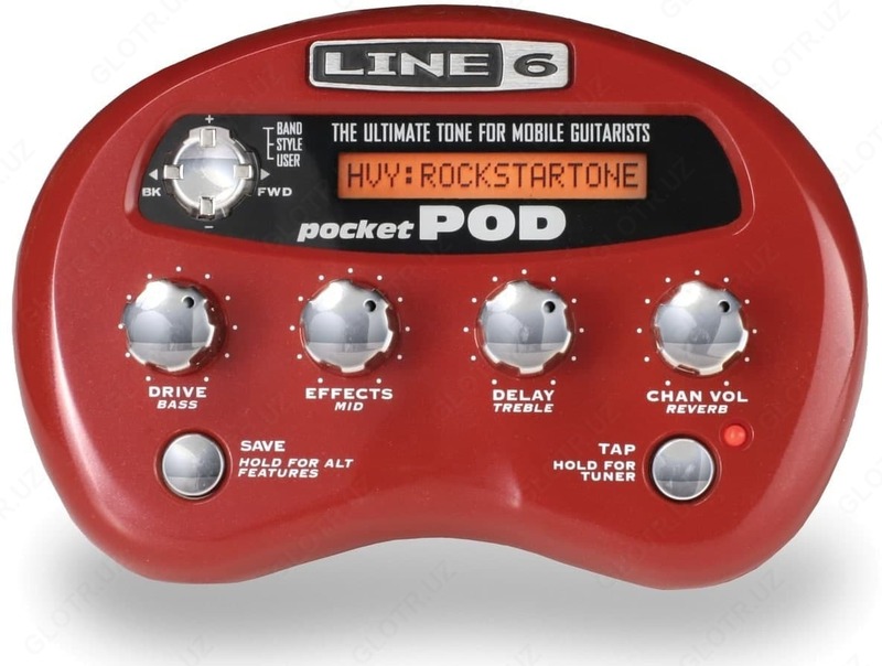 Gitara effektlari protsessor liniyasi6 POCKET POD